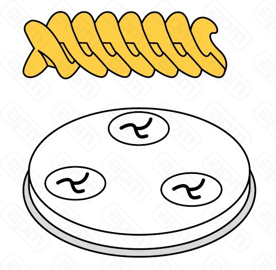 НАСАДКА Д FIMAR MPF25N FUSILLI 9ММ