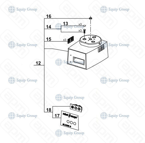 КОРПУС ДЛЯ БЛИКСЕРА ROBOT COUPE 29446