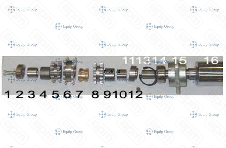ВАЛ ДЛЯ ТЕСТОРАСКАТКИ ROLLMATIC G00247