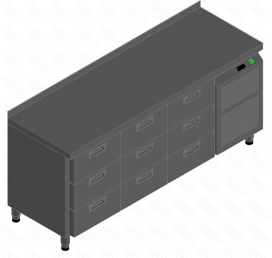 СТОЛ С ОХЛШКАФОМ HICOLD SN333TN