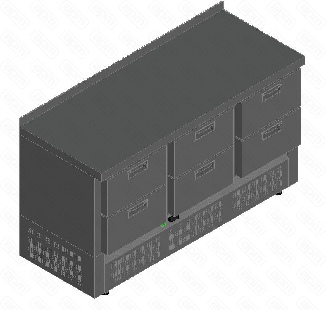 СТОЛ С ОХЛАЖДШКАФОМ HICOLD SNE 222TN