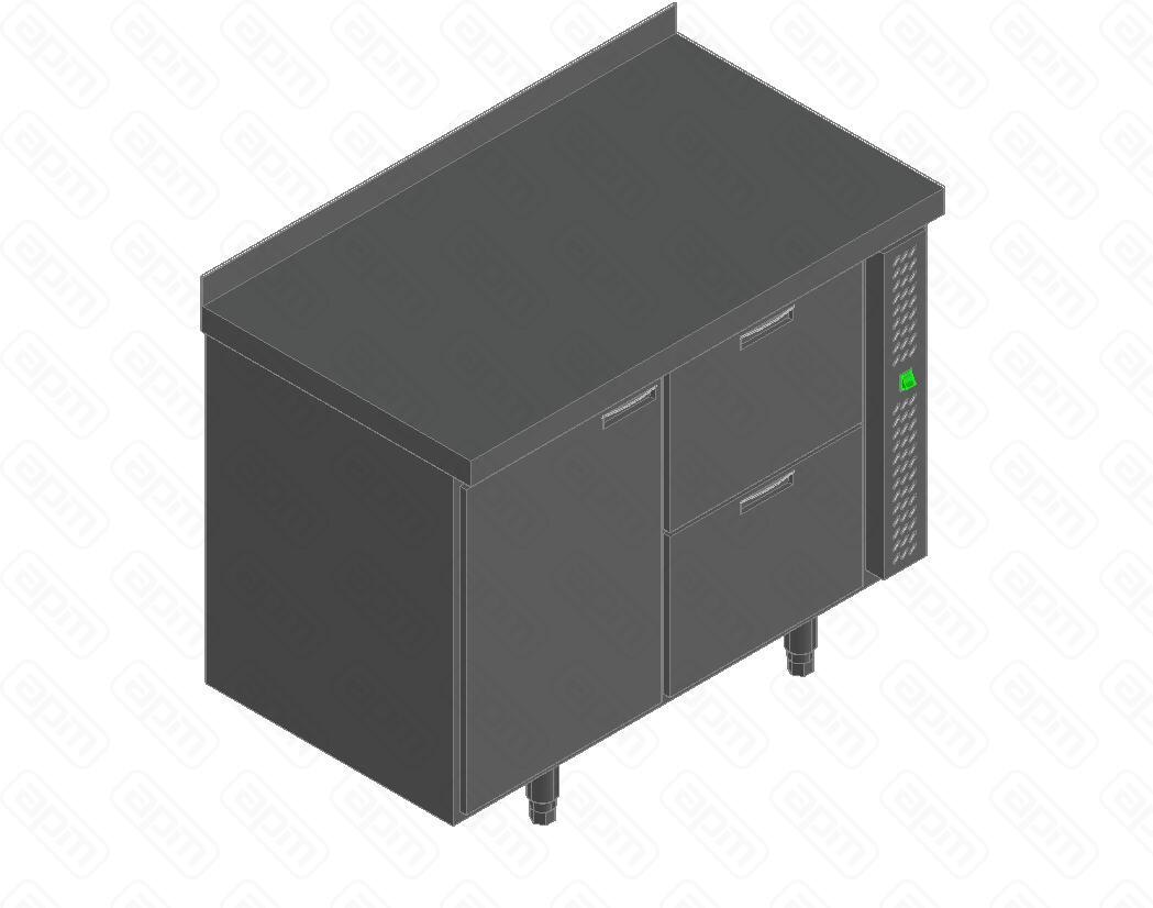 СТОЛ С ОХЛАЖДШКАФОМ HICOLD SN 12BT P БЕЗ АГРЕГАТА