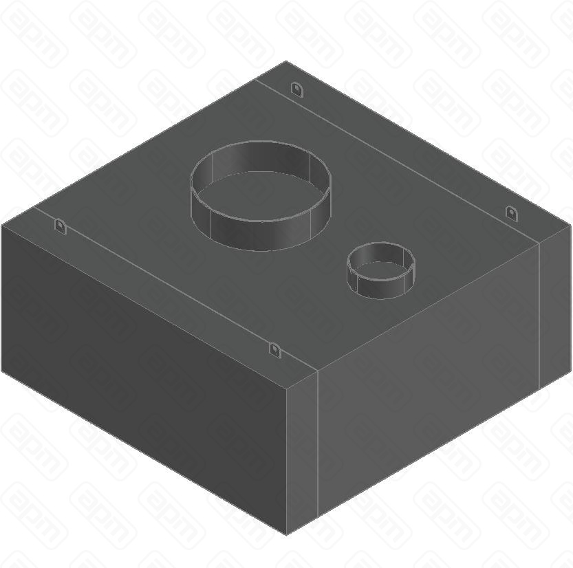 ЗОНТ ВЫТЯЖПРИСТЕННЫЙ ЗКВПОС-0909 КОРОБПОДСВ