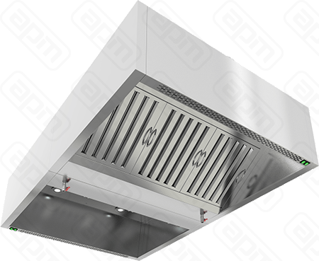 ЗОНТ ВЫТЯЖОСТРОВНОЙ ЗКВОО-1522 КОРОБЧАТЫЙ