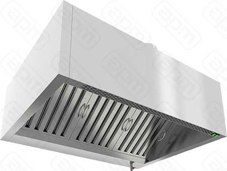 ЗОНТ ВЫТЯЖПРИСТЕННЫЙ ЗКВПО-10509 КОРОБЧАТЫЙ