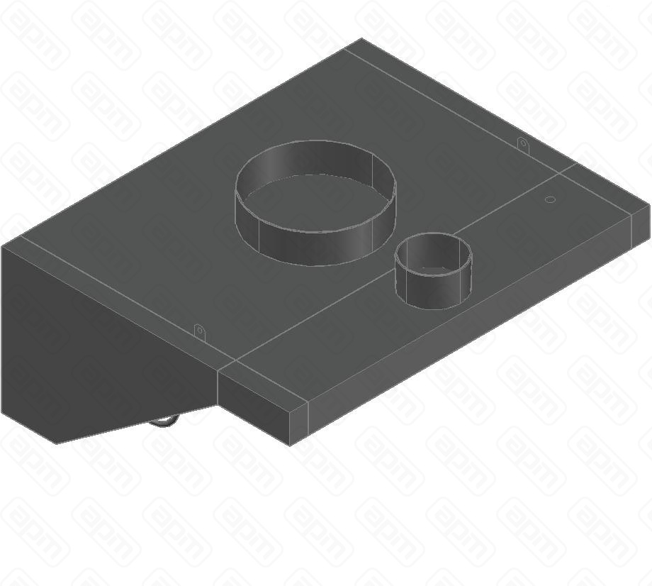 ЗОНТ ПРИТОЧ-ВЫТЯЖПРИСТЕННЫЙ ЗВПОСПК-1008