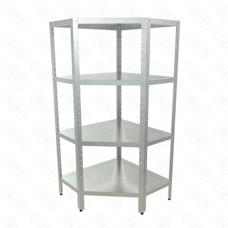 СТЕЛЛАЖ ПЕРФОРИРОВАННЫЙ УГЛОВОЙ РАЗБОРНЫЙ КОБОР СКПУ-65-90100 ВЫСОТА 1800