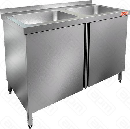 СТОЛ ПРОИЗВОДСТВЕННЫЙ НСЗ2М-107Б С ВАННОЙ МОЕЧН