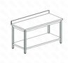 СТОЛ ПРОИЗВОДСТВЕННЫЙ APACH CHEF LINE LWT622SHU