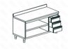 СТОЛ ПРОИЗВОДСТВЕННЫЙ ЗАКРЫТЫЙ С 3-Х СТОРОН APACH CHEF LINE LWC611SH2UDR