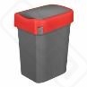 Бак для мусора SMART BIN 10л 245x196x345мм с крышкой маятник красный 434214704