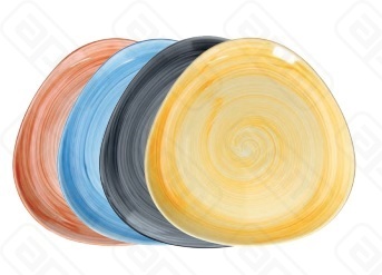 Тарелка треугольная 273см GIOTTO BRICK RED TY000271053