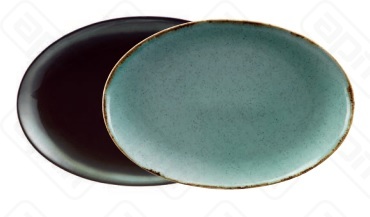 Блюдо овальное 303X21 TREND SPLIT BLUE TA020303277