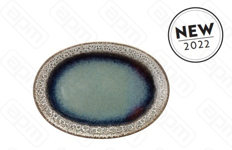 Блюдо овальное 30215см BLOOM BLUE AND BROWN BM020308088