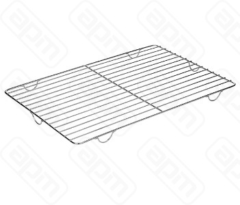 Решетка для выпечки 60x40x25см на ножках нержсталь 44431-60