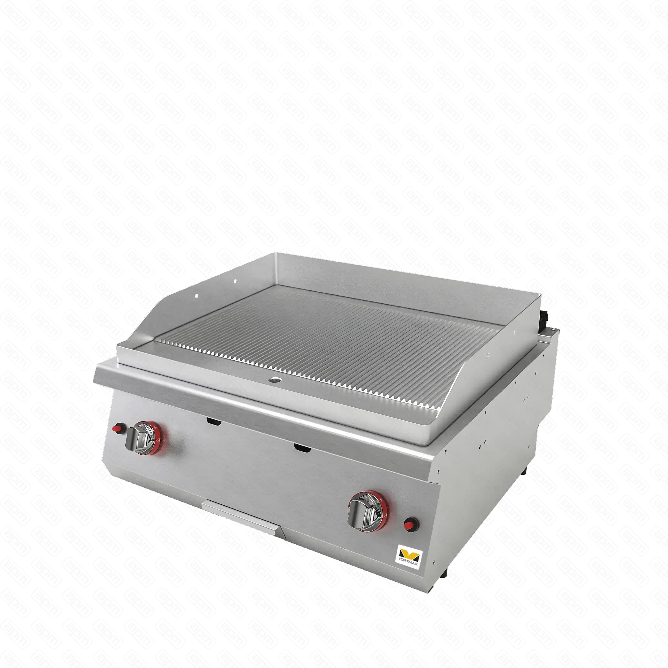 Поверхность жарочная газовая рифлная тм VORTMAX мод SFRG 78