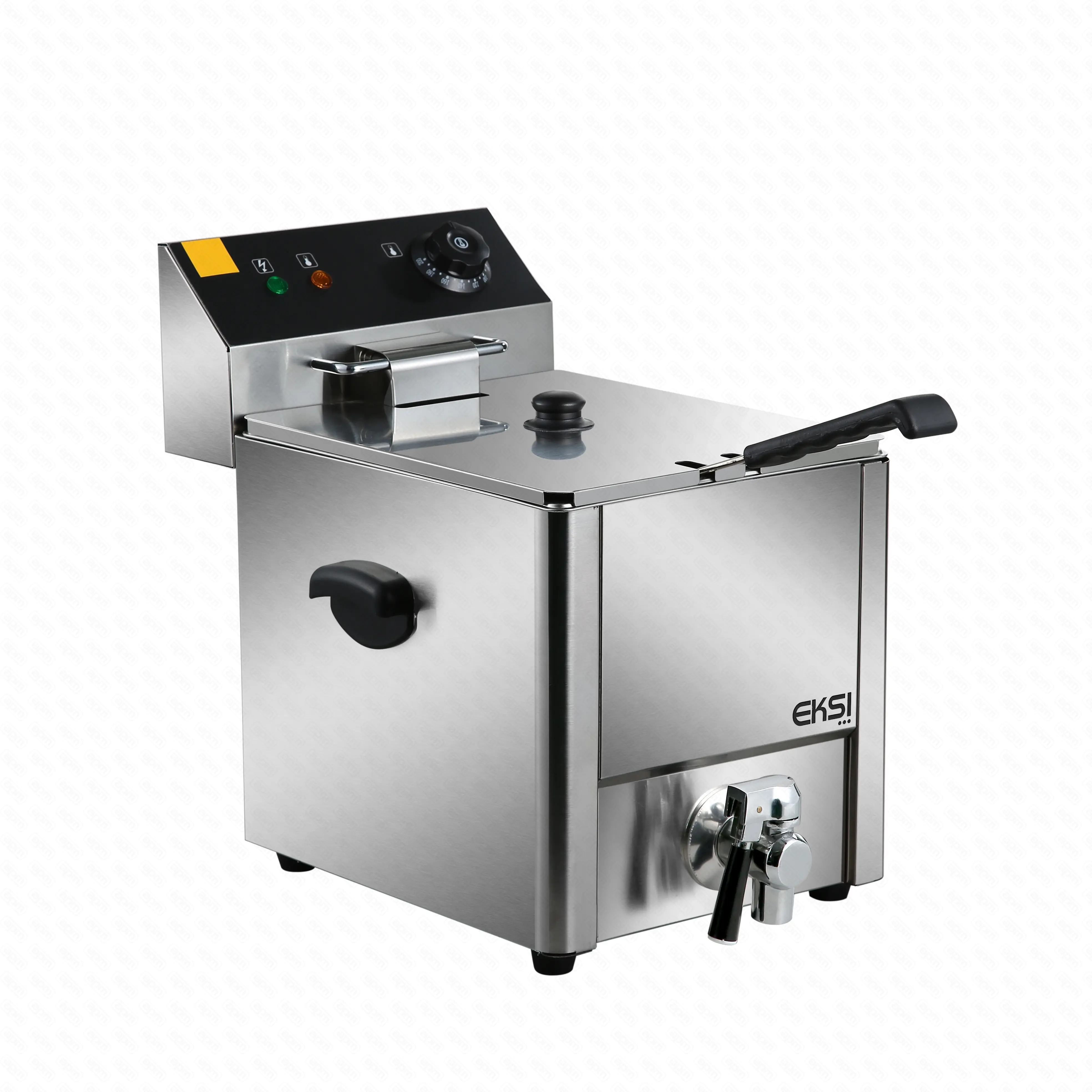 Фритюрница электр тм EKSI серии HEF мод HEF-8LT с краном
