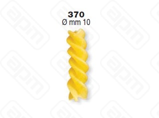 ФОРМА LA MONFERRINA ДЛЯ P6P12 FUSILLI 3 PRINCIPI 10 MM 370 БРОНЗА