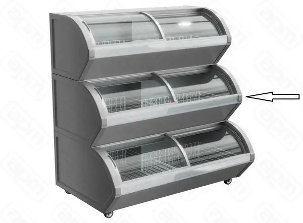 Морозильная камера типа ларь Haitech HFR-HM400-2