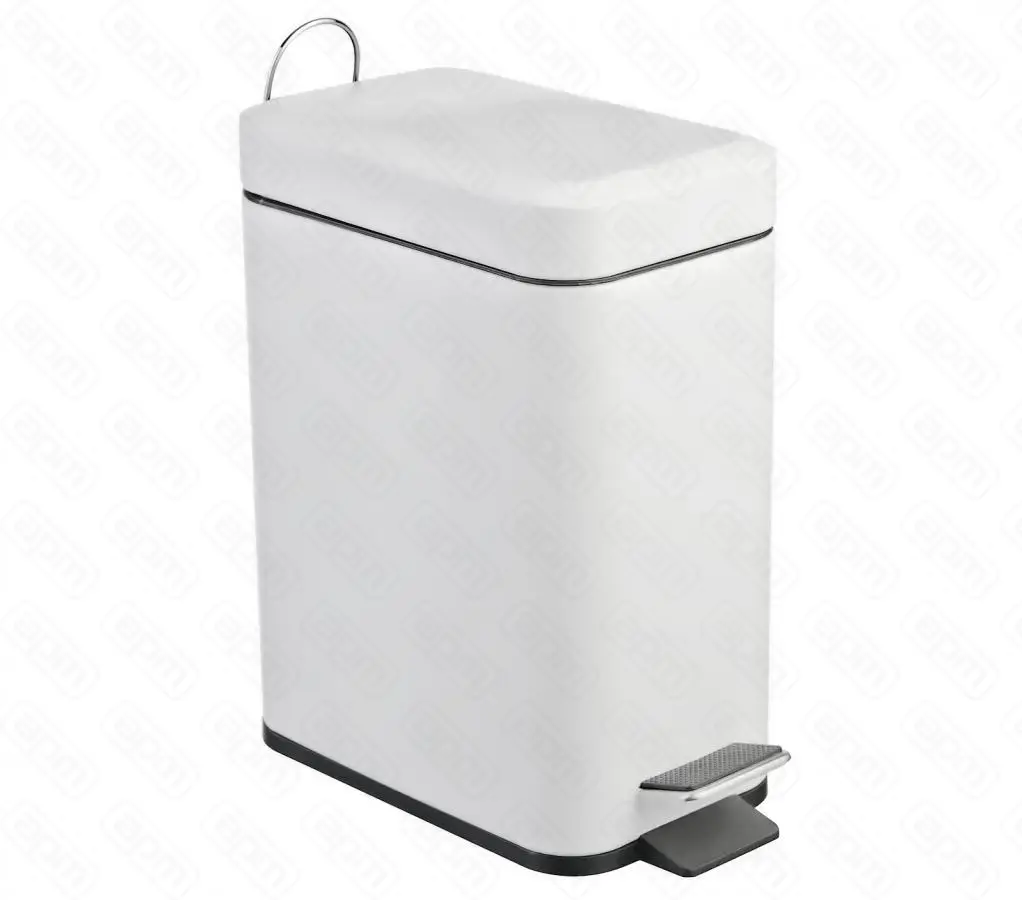Контейнер для мусора Катунь КТ-89-5Б-СД прямоугольный 5 л белый