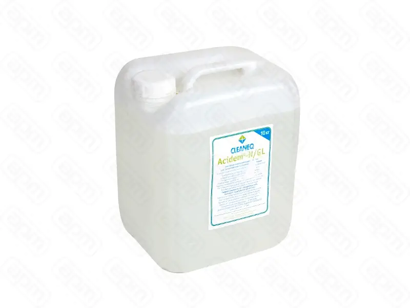 Кислотное ополаскивающее ср-во тм CLEANEQ серии Acidem NGL дпосуд и стаканмашин 10 кг
