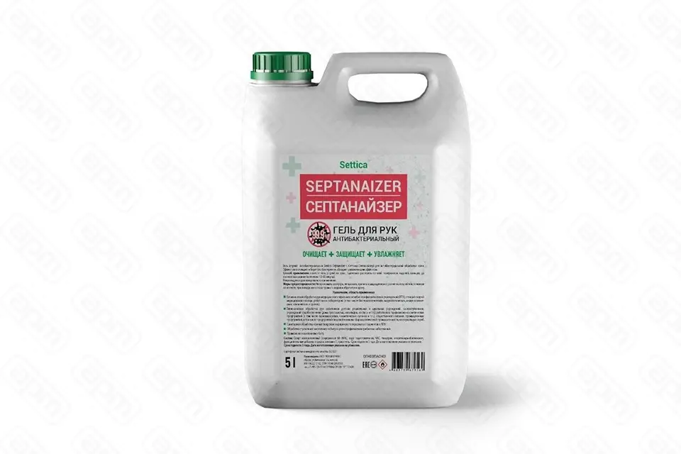 Гель антибактериальный Settica Septanaizer жидкий состав 5л