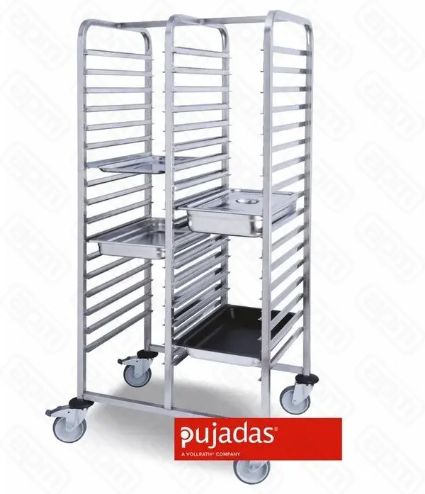 MPujadas SA Тележка 80670 двойная для GN 11 810х635х1710 мм