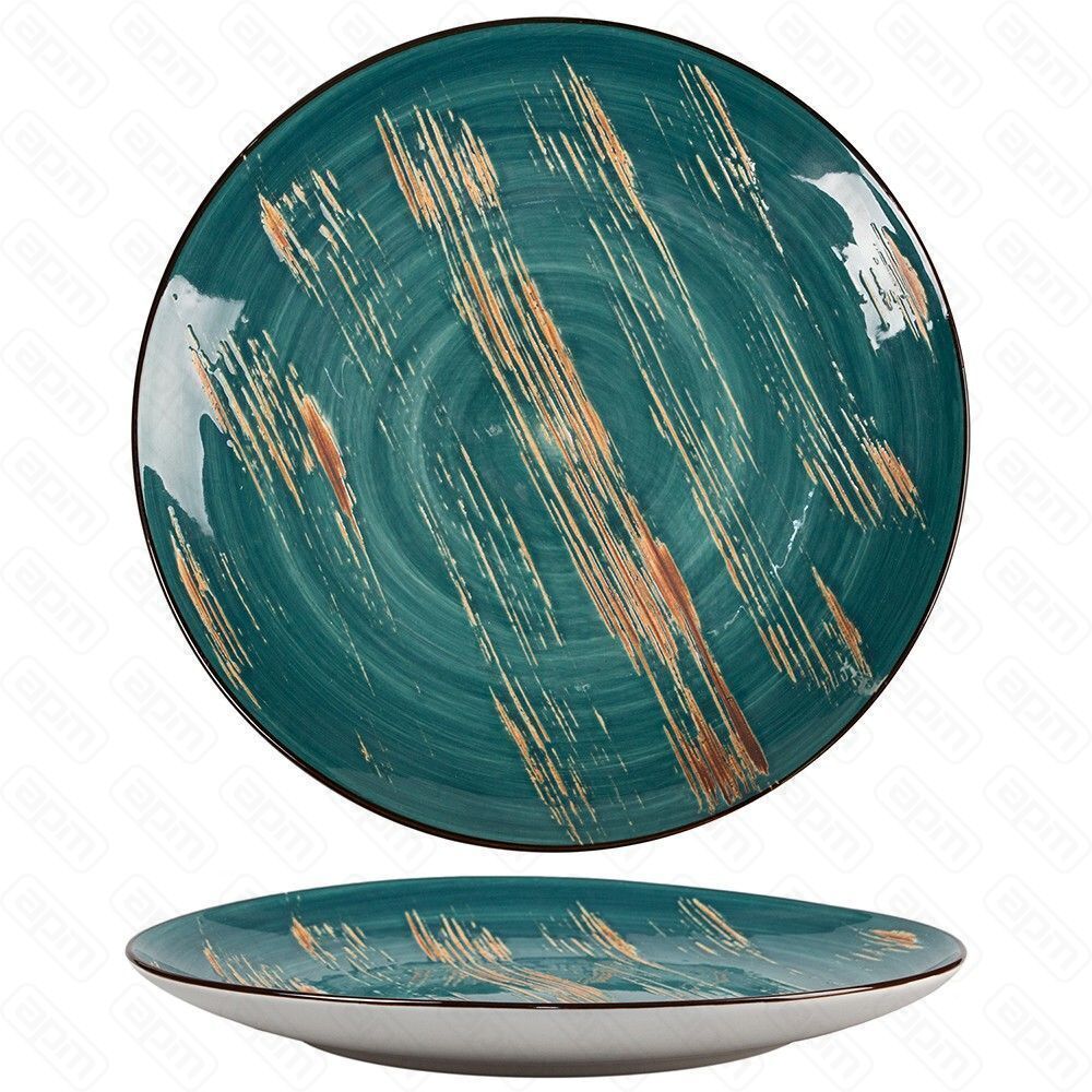 Тарелка Texture Dark Green Lines 235 см PL Proff Cuisine