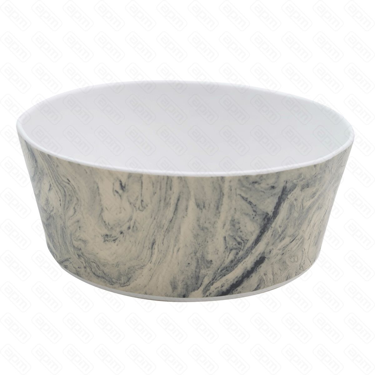 Салатник меламиновый 2410см  PL STREAMER GREY