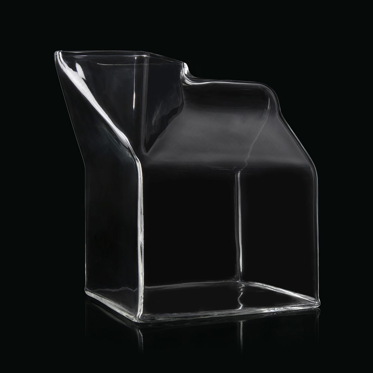 Молочник боросиликатное стекло 300мл PL