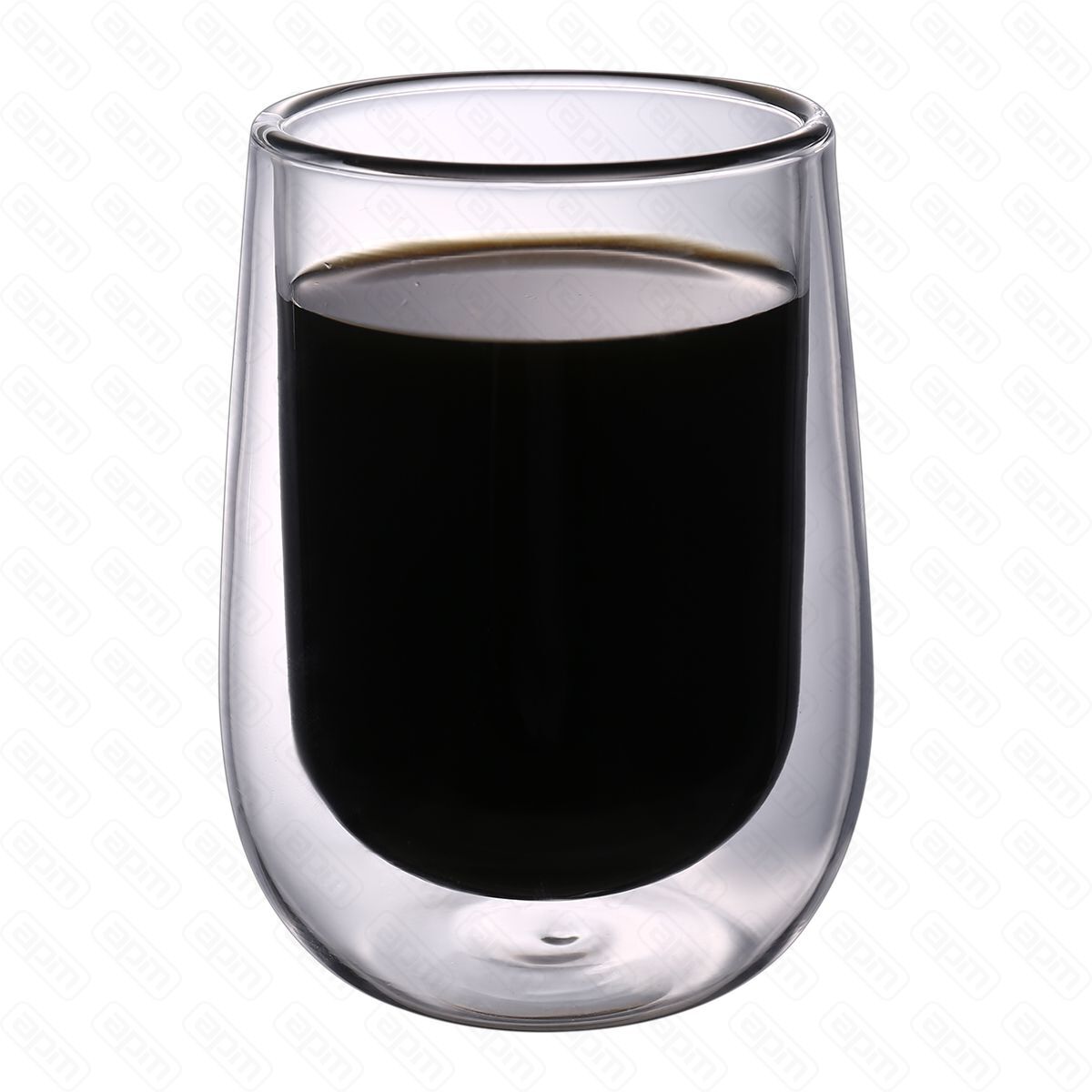 Набор кружек 2шт230 мл термостойкое стекло двойные стенки PL