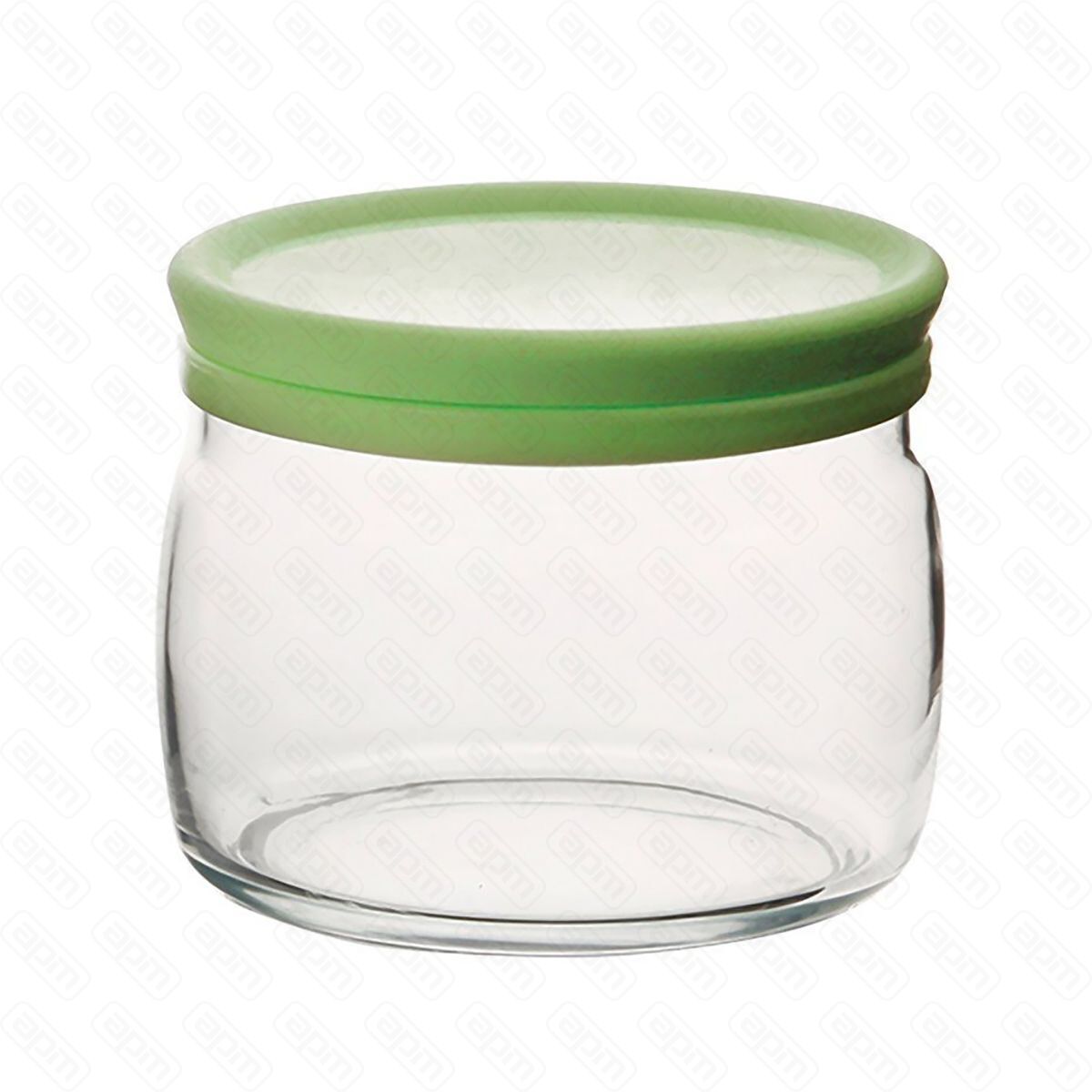 Банка для сыпучих прод Чешни 500 мл с зеленой кр Бор