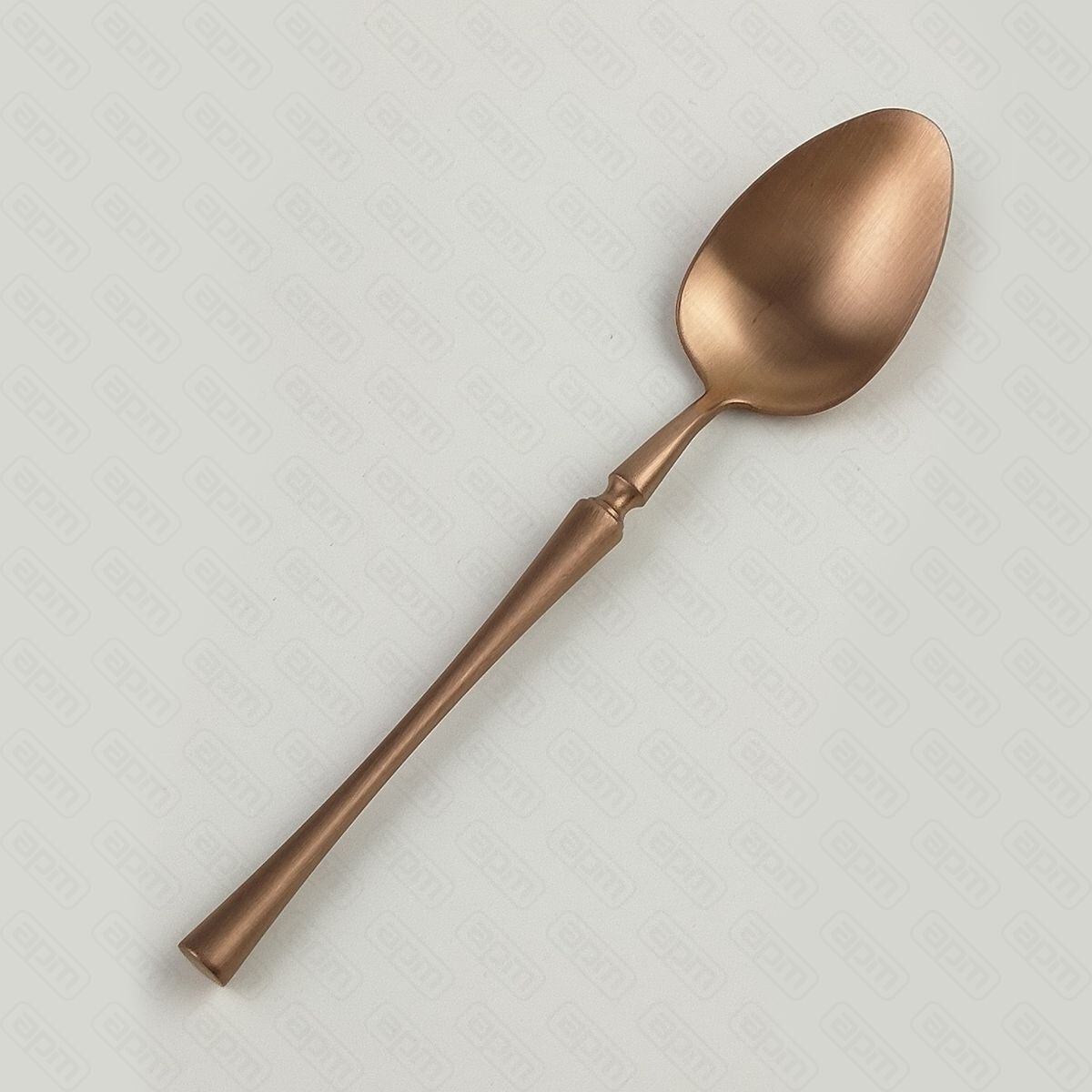 Ложка столовая PVD покрытиемедный матовый цветсерия 1920-Copper  PL