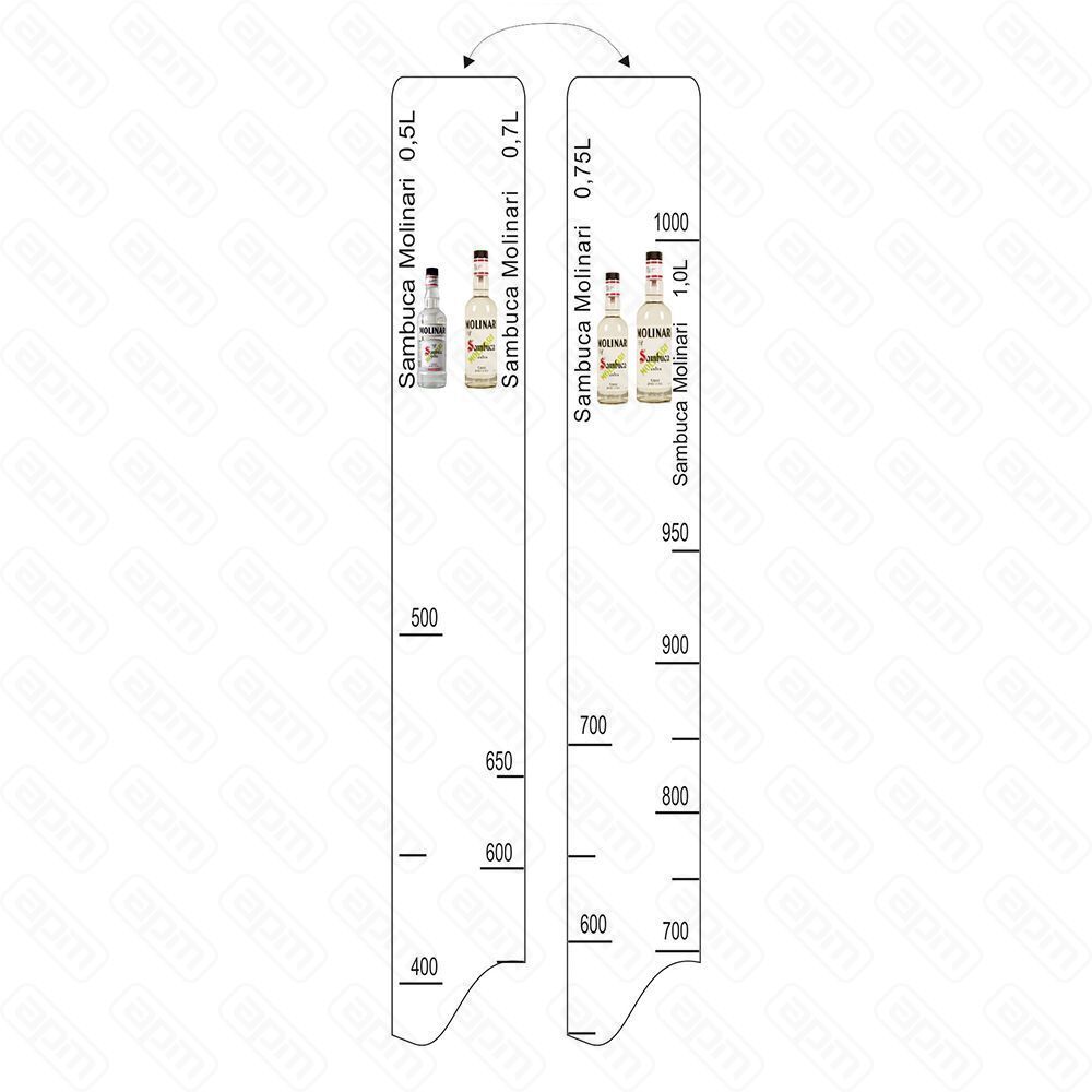 Барная линейка Molinari самбука 500мл700мл750мл1л PL Proff Cuisine