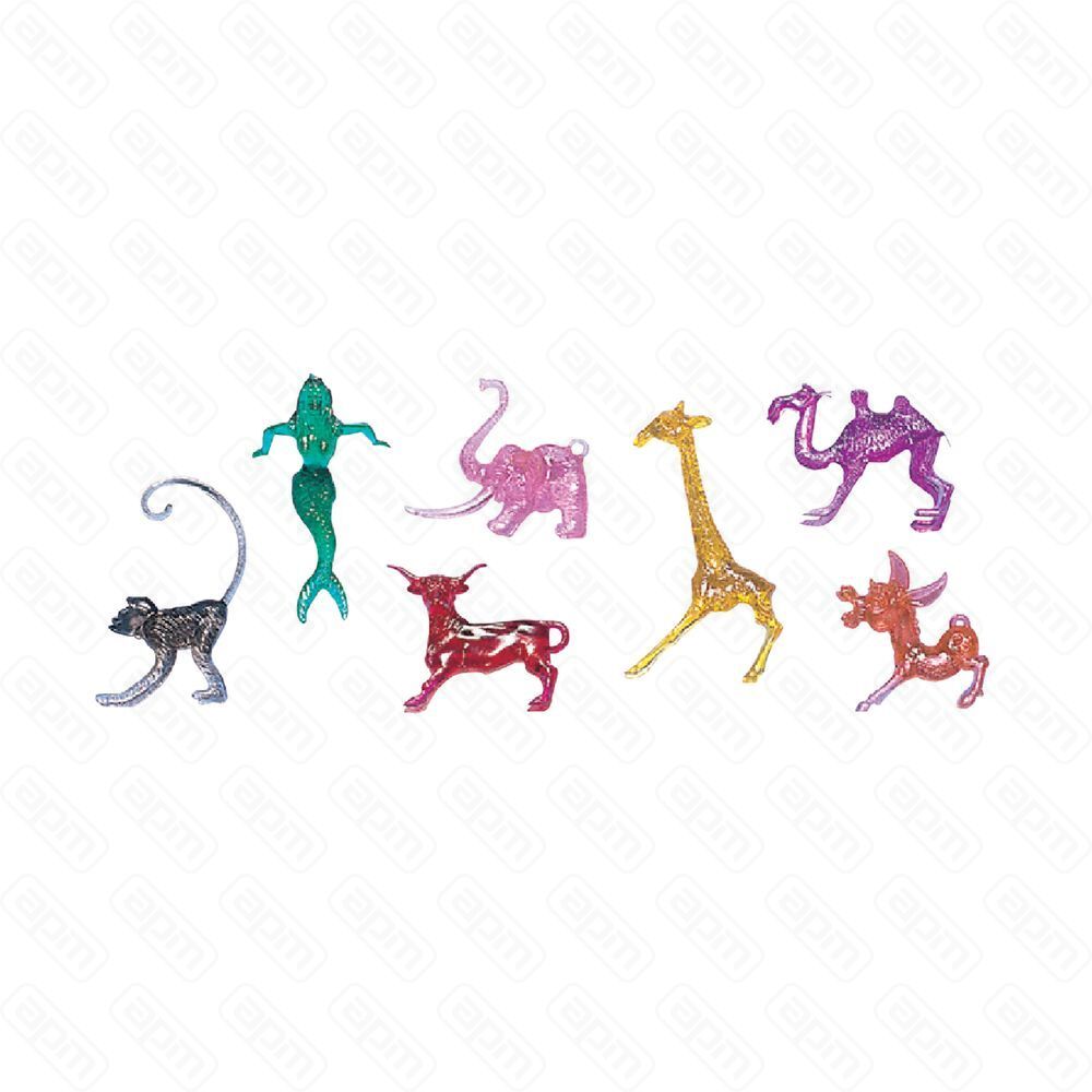 Декорация для стакана Зоопарк пластик 250 шт