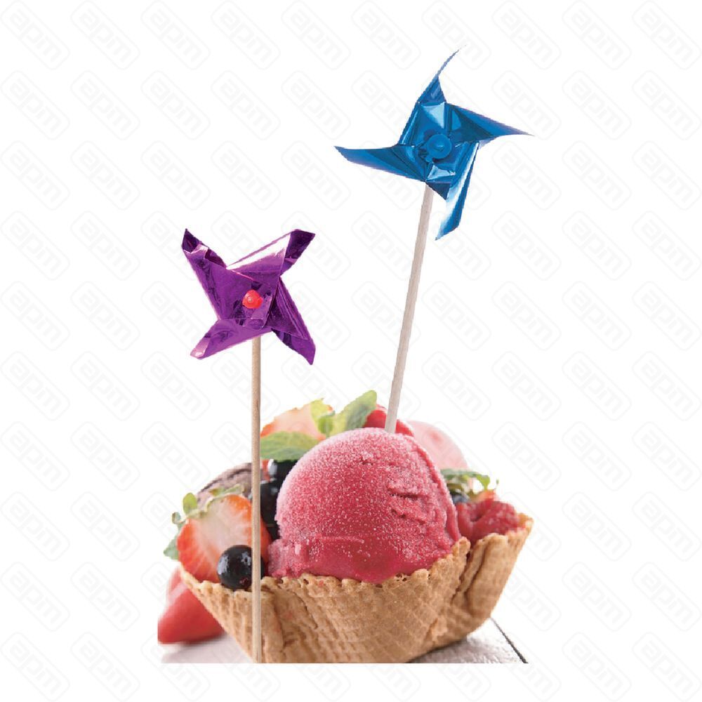 Пика Ветряная мельница 15 см 100 шт