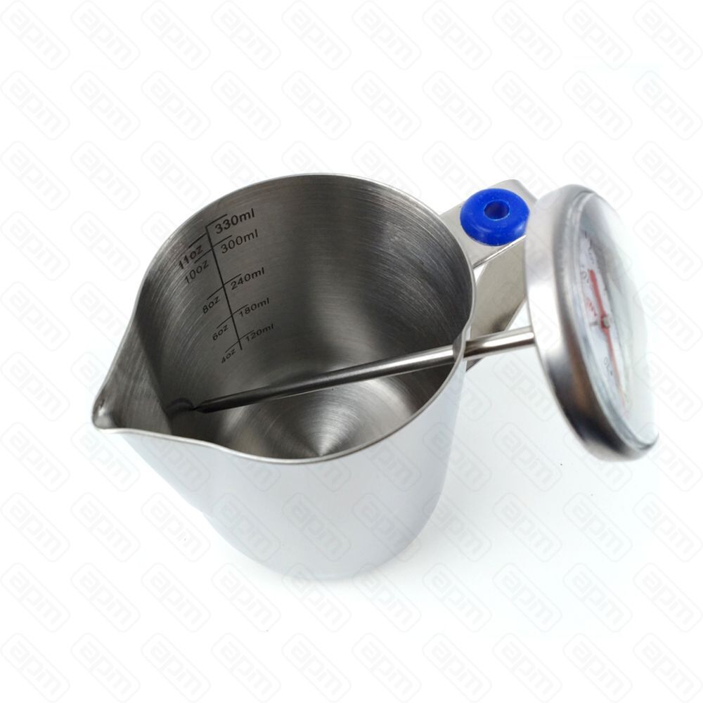 Питчер для молока с термометром 350 мл PL Proff Coffee