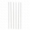 Трубочки для коктейля без изгиба прозрачные d 3 мм l 24 см 1000 шт