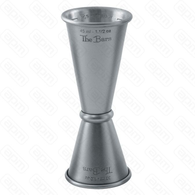 Джиггер барный The Bars Vintage 15-30-45 мл нержавеющая сталь
