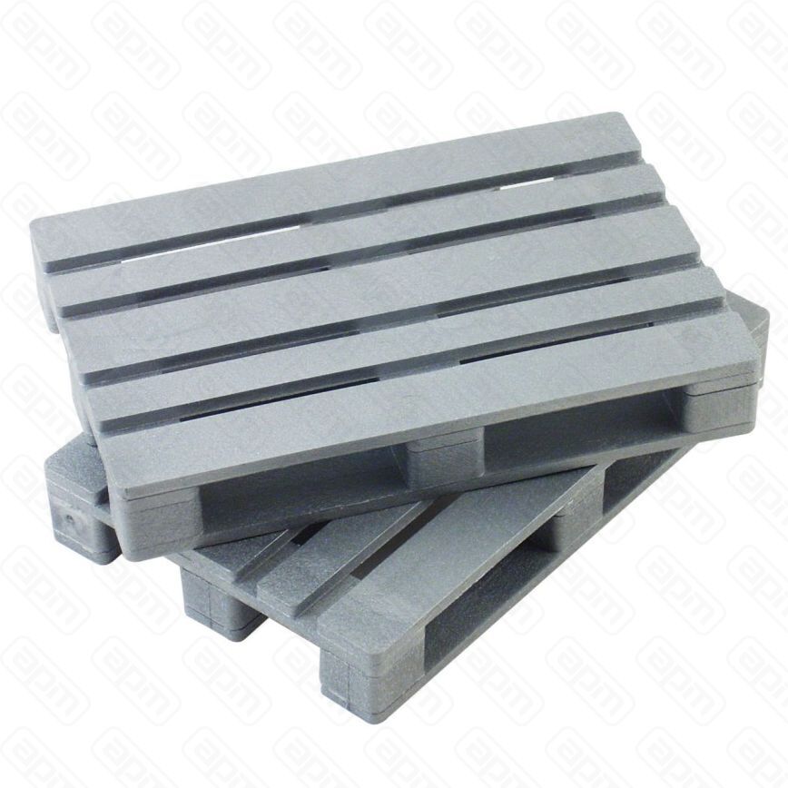 Набор The Bars 12 шт мини паллетов для подачи напитков 12818 см серые пластик