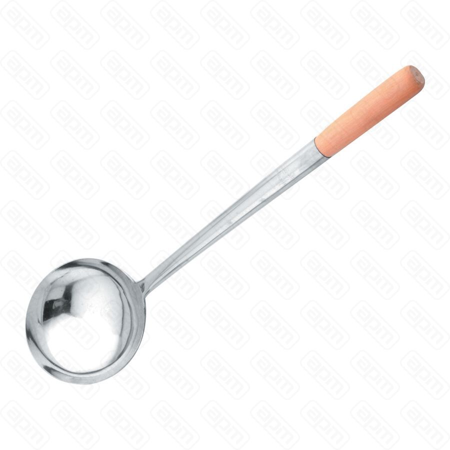 Половник Китайский с деревянной ручкой 300 мл d 12 см нержавейка PL Proff Cuisine