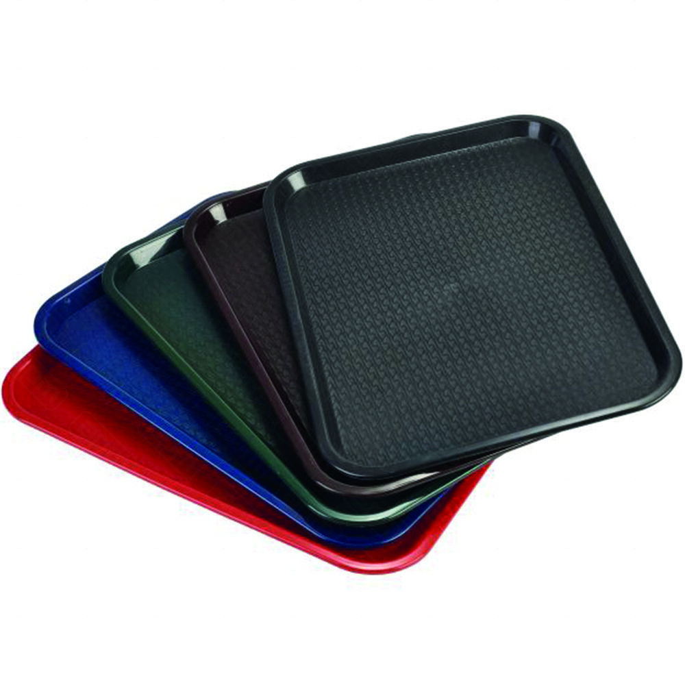 Поднос прямоугольный Фаст-Фудчерный 41330323 ммпластик PL- Barbossa