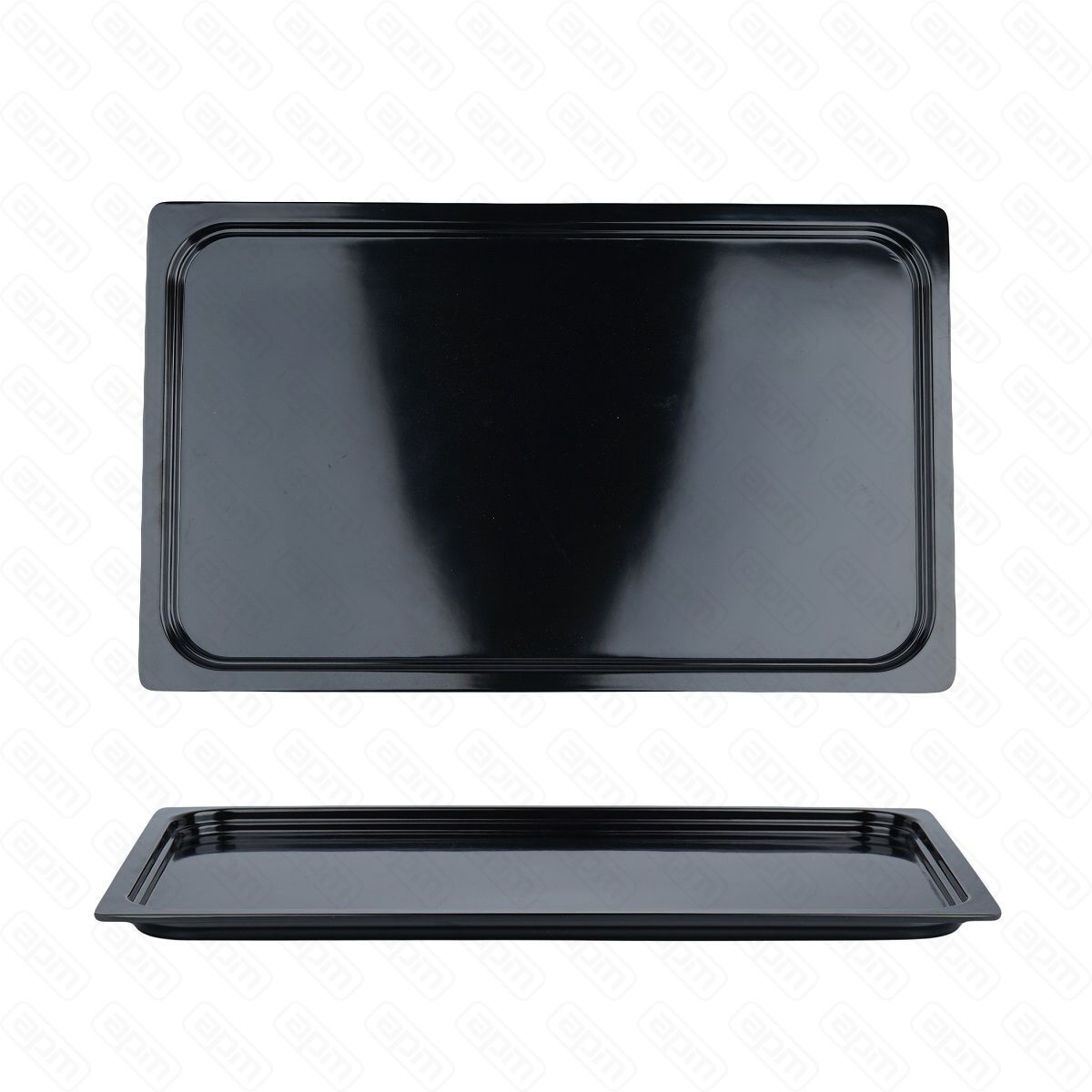 Гастроемкость меламиновая черная 11-h 2см   PL