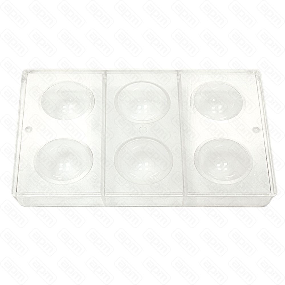 Форма для шоколада Полусфера 6 ячеек 5528 мм поликарбонат PL Proff Cuisine