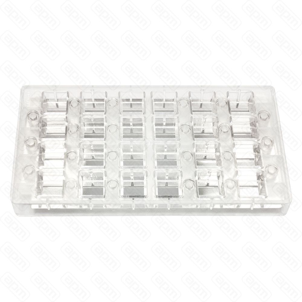 Форма для шоколада на магнитах Квадрат 24 ячейки 252515 мм поликарбонат PL Proff Cuisine