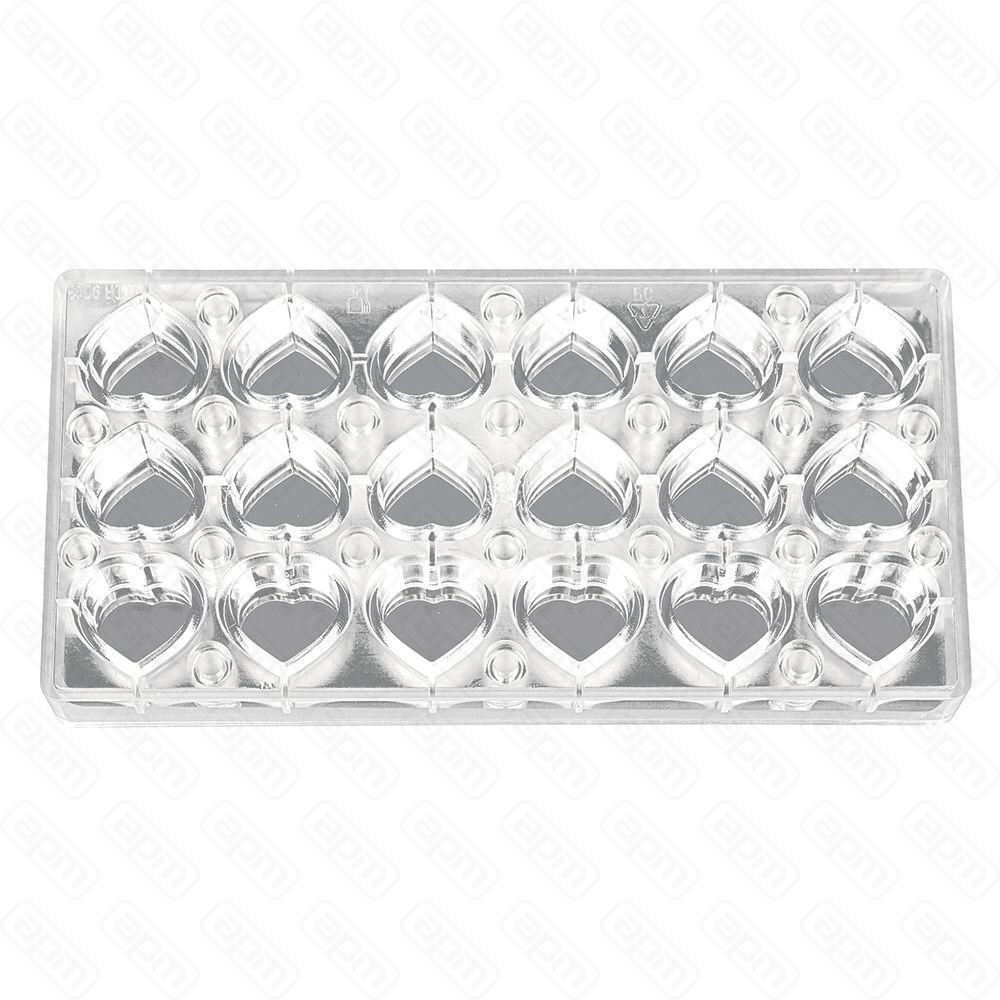 Форма для шоколада на магнитах Сердце 18 ячеек 322915 мм PL Proff Cuisine