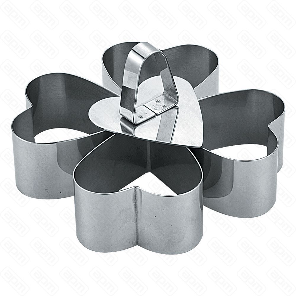 Набор кондитерских выемок Сердце 4 шт  пресс 8585 мм h 50 мм PL Proff Cuisine