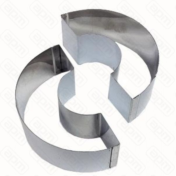 Форма для выпечки Кольцо Дуэт 1886 см 2 шт нержавейка PL Proff Cuisine