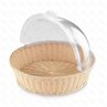 Корзина для хлеба и выкладки 5232 см h95 см с откидной Roll-top крышкой ротанг PL Proff Cuisine