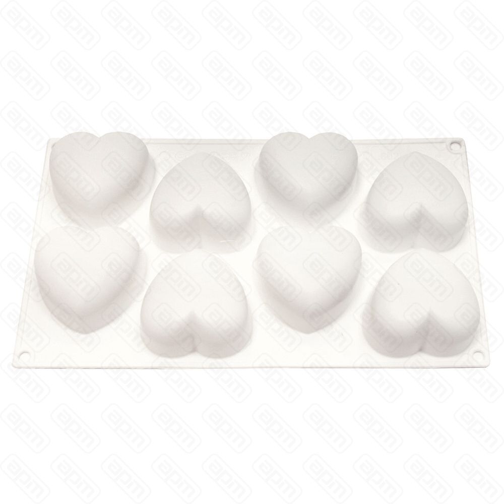 Форма силиконовая Сердце 8 ячеек 607035 мм PL Proff Cuisine